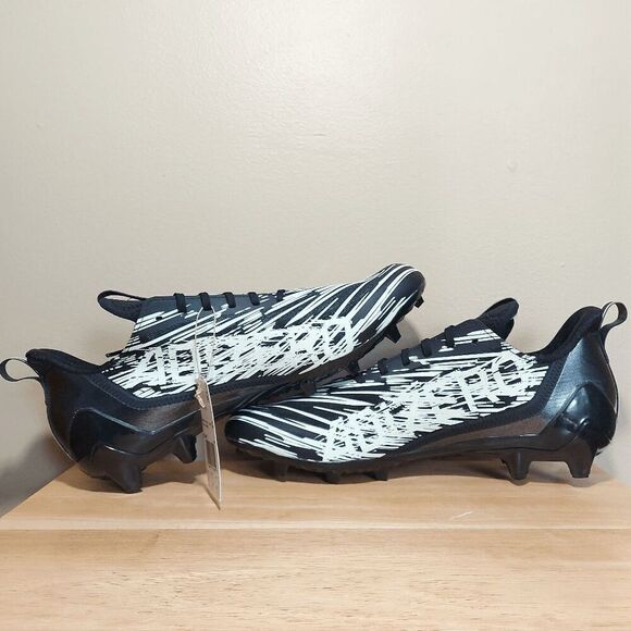 Adidas Adizero 12.0 Glow In The Dark Football Cleats Black IE5447 Men\'s Size 13 main image 7
